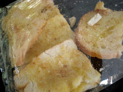 Nicely toasted bread, butter and sugar coated