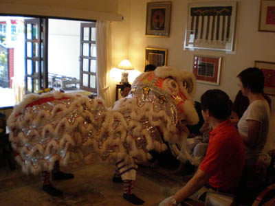 Every year there's lion dance